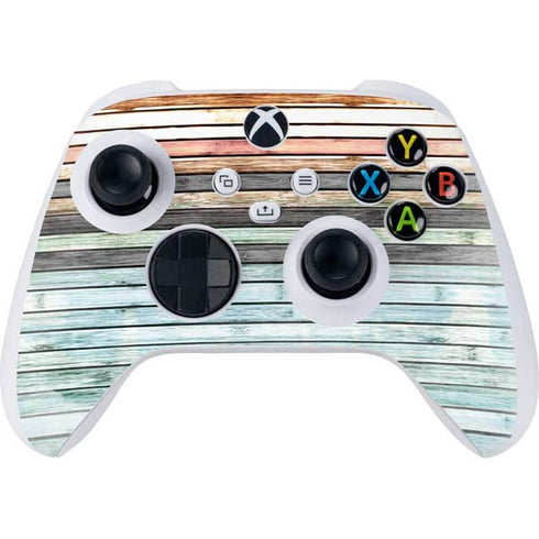Wooden Stripes Xbox Series S Controller Skin